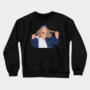 Sierra Schultzzie! Sticker Crewneck Sweatshirt